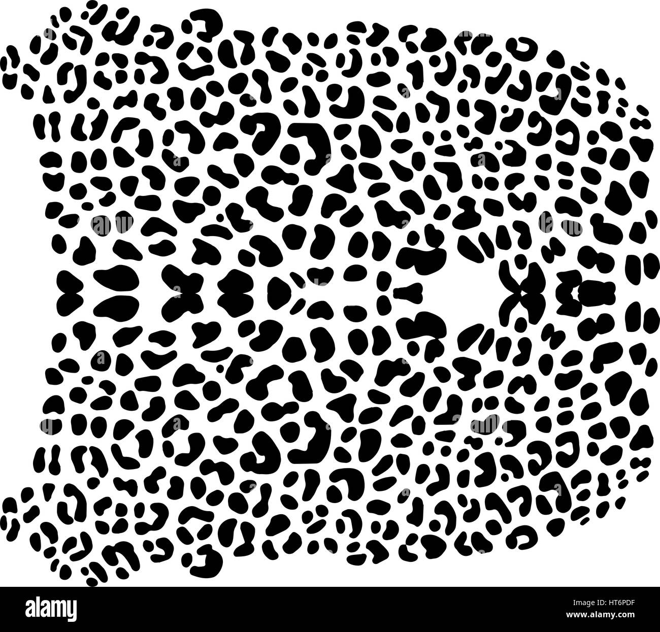 Vector background motif peau de Leopard Illustration de Vecteur