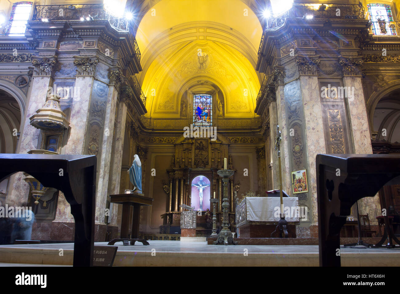 L'état de Buenos Aires/Argentine 10/06/2014.Cathédrale Métropolitaine, San Martin, à Buenos Aires, Argentine. Banque D'Images
