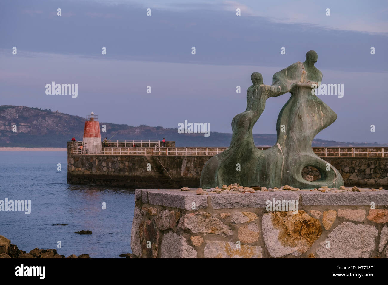 Il comprend les provinces de La Corogne, Lugo, Ourense et Pontevedra, étant bordé par le Portugal au sud. Banque D'Images