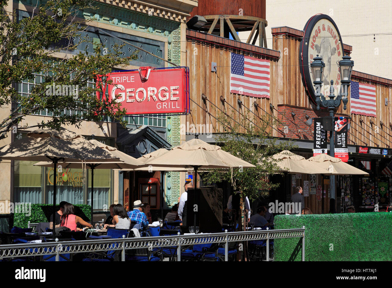 North 3rd Street, quartier du centre-ville, Las Vegas, Nevada, USA Banque D'Images