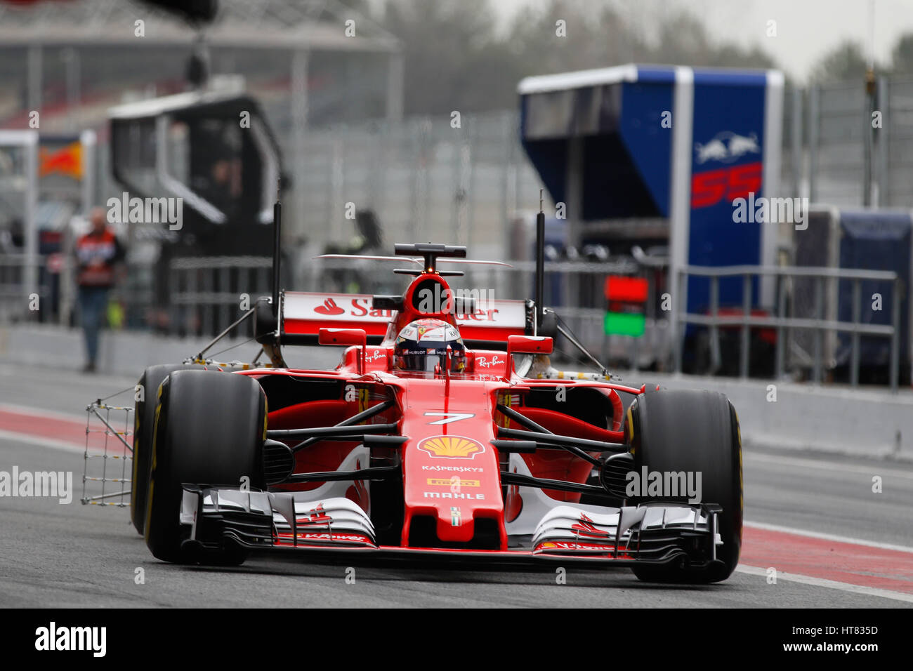 Barcelone, Espagne. 05Th Mar, 2017. Kimi Raikkonen (FIN# 7), la Scuderia Ferrari Photo : Cronos/Hasan Bratic Crédit : Cronos Foto/Alamy Live News Banque D'Images