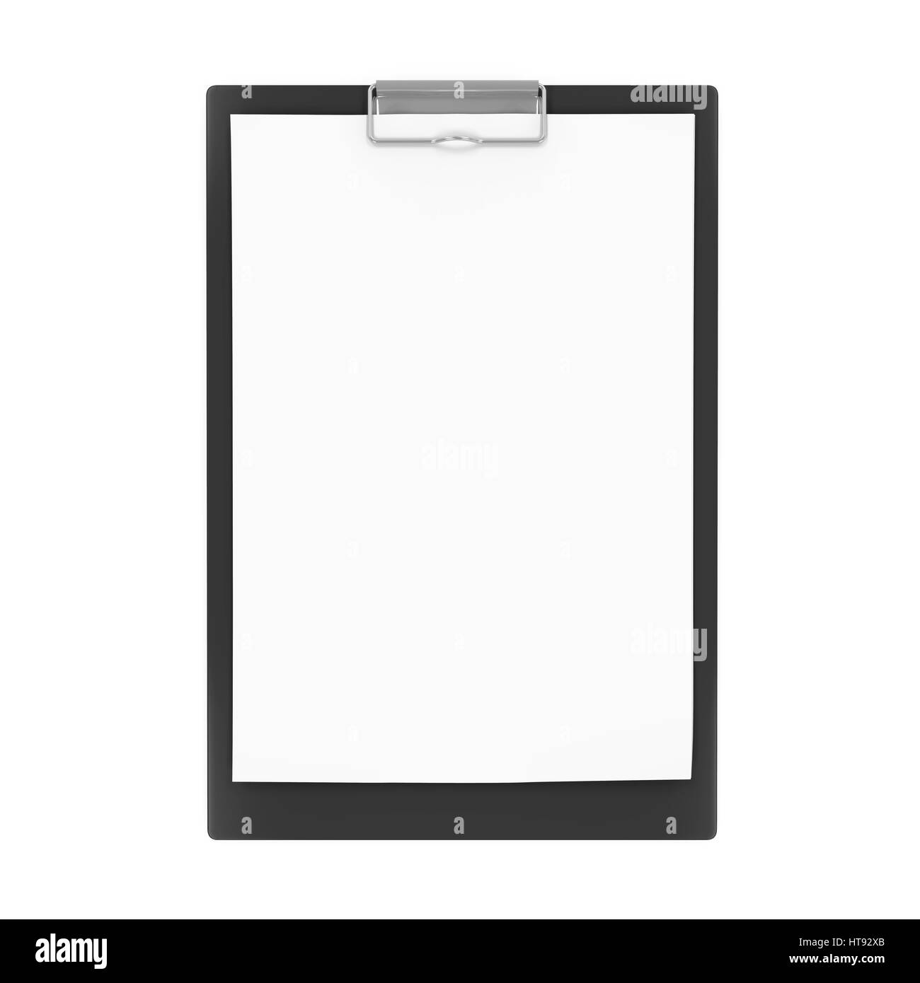 Presse-papiers vierges isolé Banque D'Images Presse-papiers vierges isolé Banque D'Images