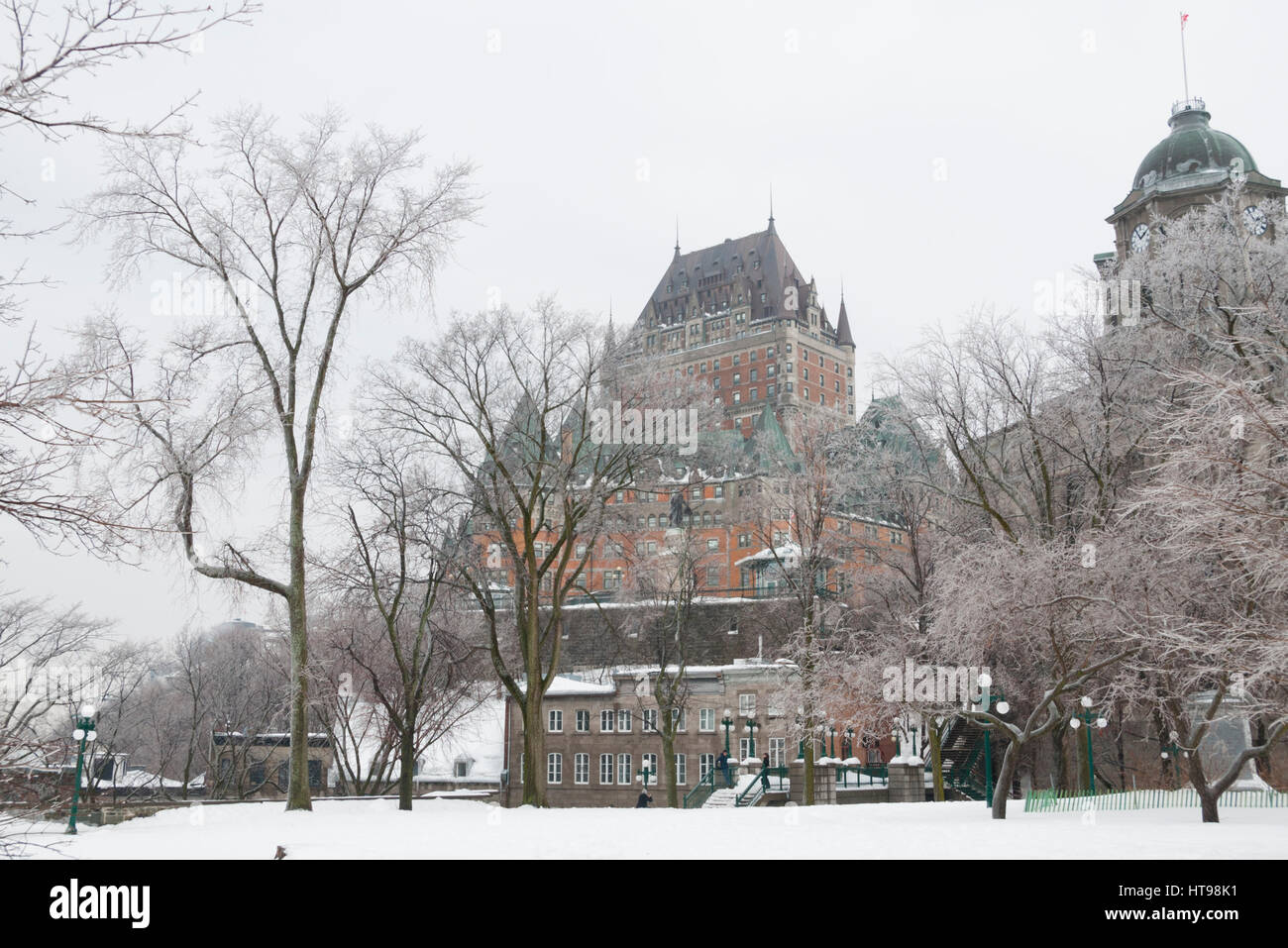 Cheateau Frontenac Banque D'Images