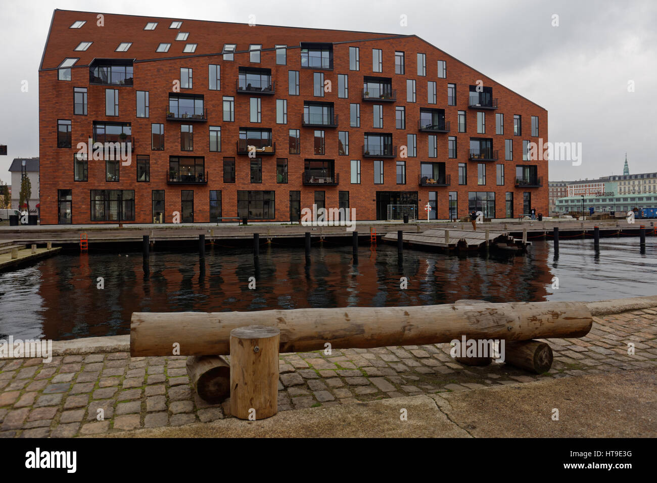 K, les nouveaux bâtiments d'habitation dans le centre de Copenhague, Danemark Banque D'Images