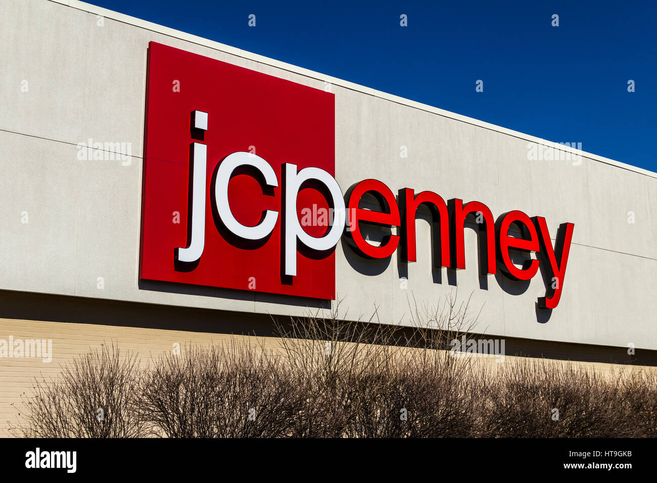 Muncie - Circa Mars 2017 : JC Penney Emplacement Centre Commercial de vente au détail. Pce est un détaillant de vêtements et d'ameublement de maison VIII Banque D'Images