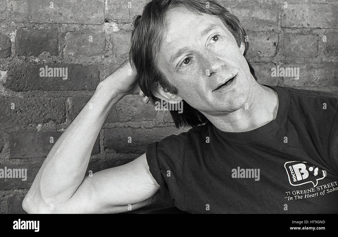 Peter Tork de l'émission télévisée The Monkees 1984 Photo session à New York City Banque D'Images
