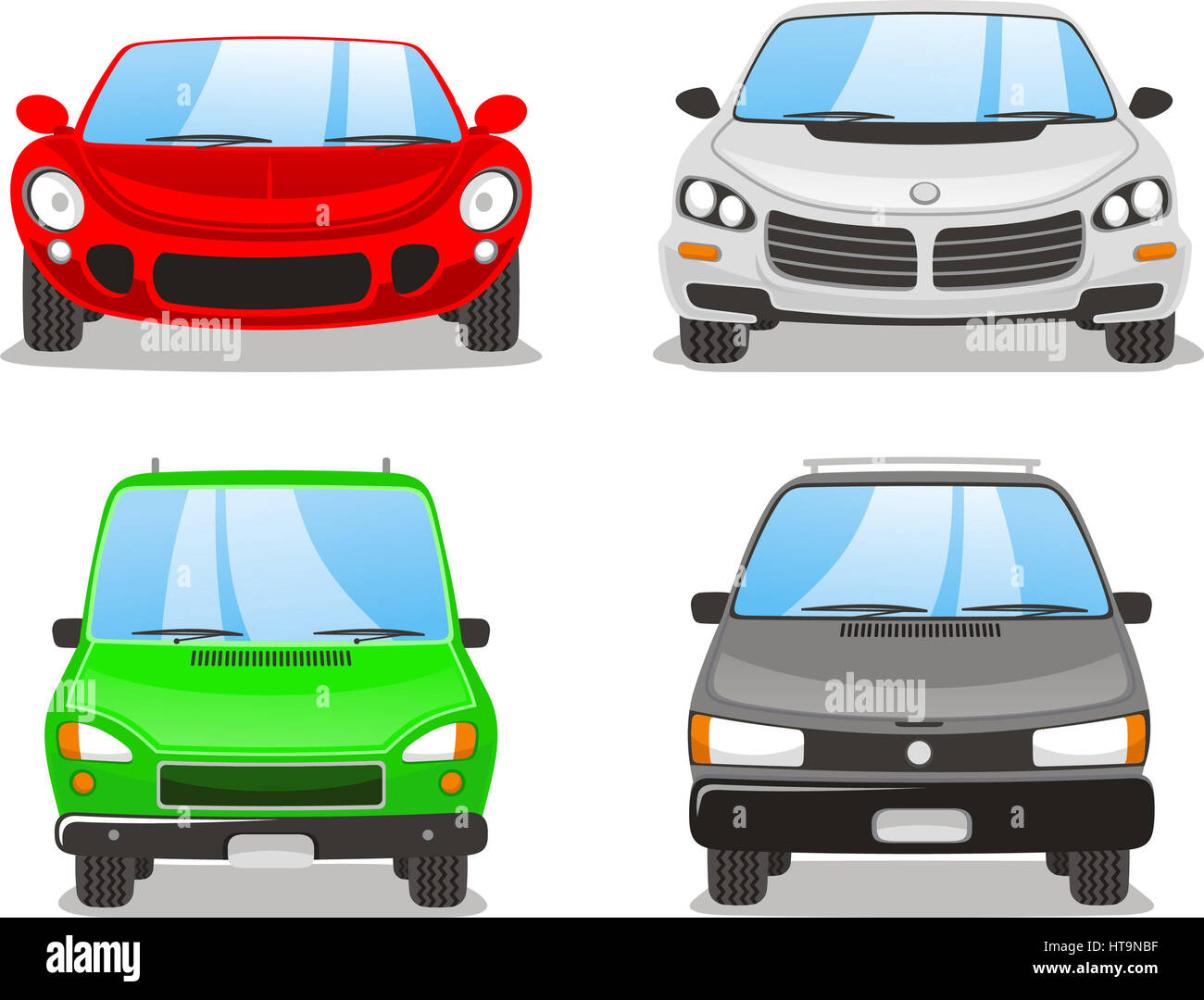 Icône de voiture avant d'illustrations Banque D'Images