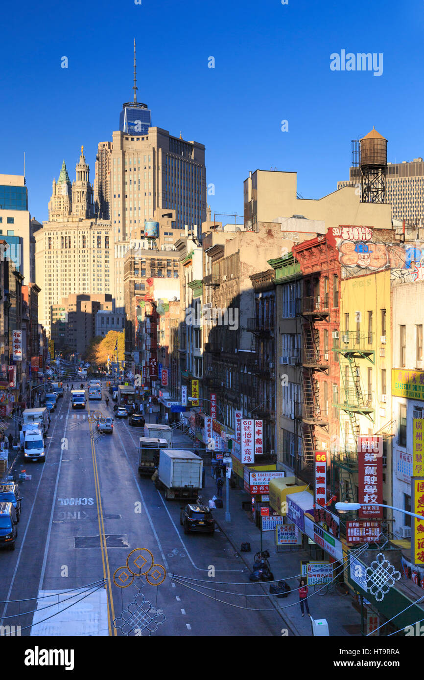 USA, New York City, Manhattan, Chinatown Banque D'Images