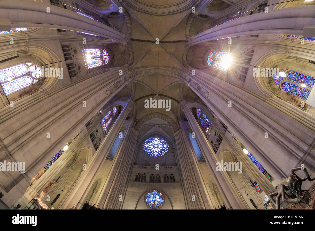 USA, New York, Harlem, église cathédrale de St John the Divine Banque D'Images