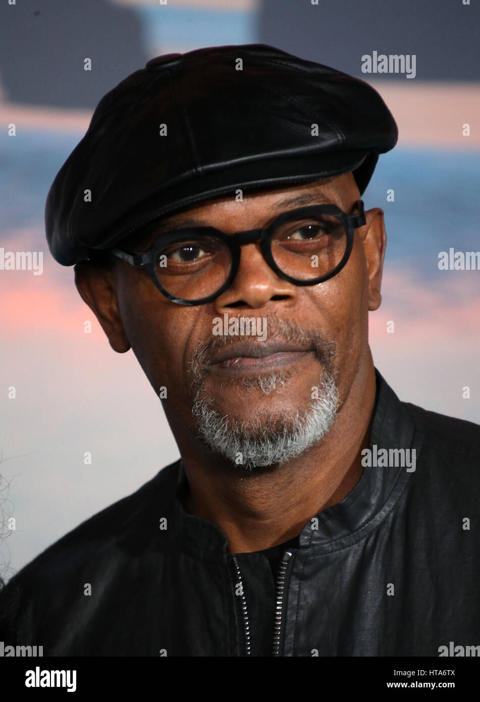 Hollywood, CA. 05Th Mar, 2017. Samuel L. Jackson, à première de Warner Bros Pictures' 'Kong : l'Île du Crâne" au théâtre Dolby en Californie le 08 mars 2017. Credit : Fs/media/Alamy Punch Live News Banque D'Images