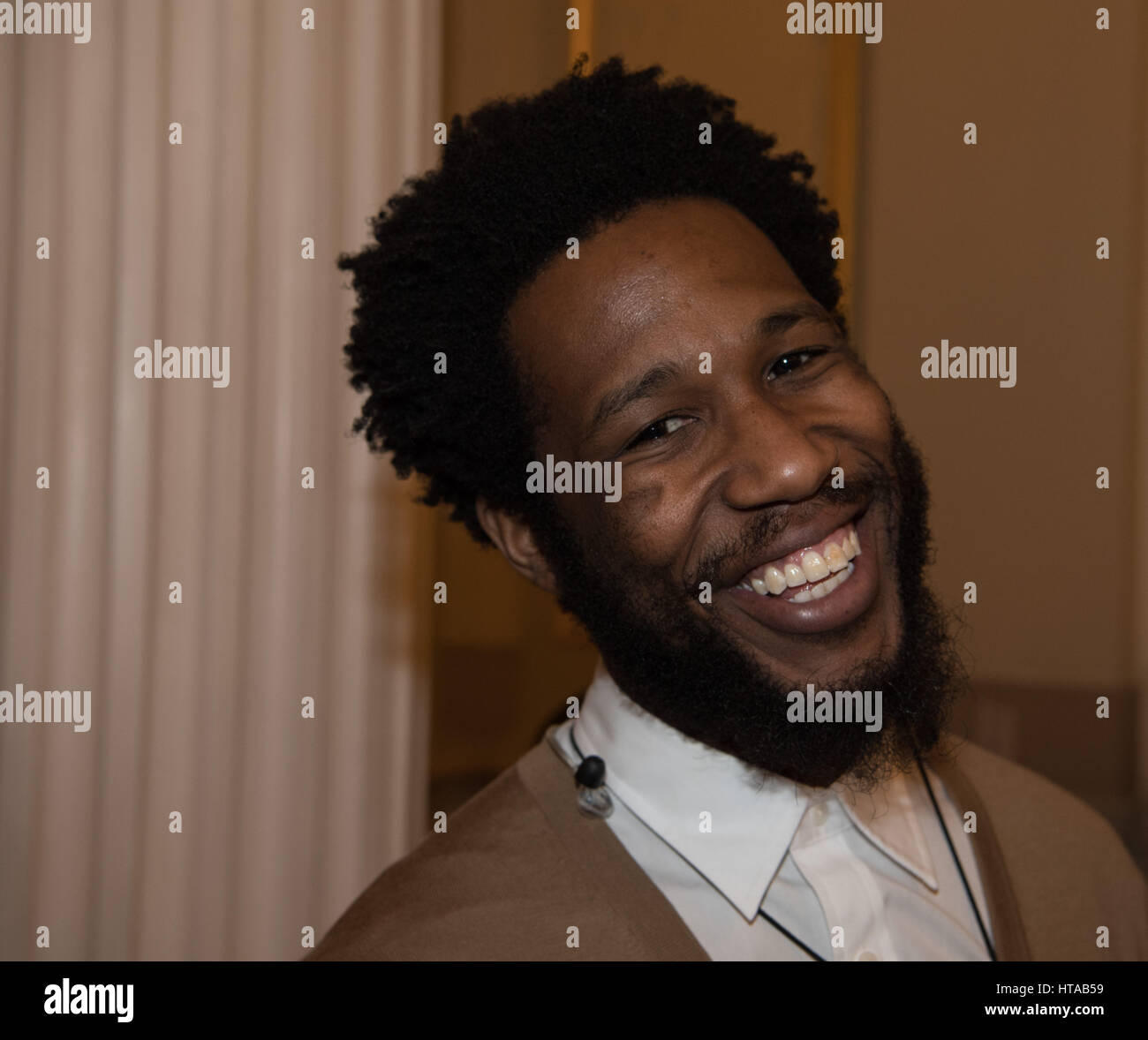 Berlin, Allemagne. 6Th Mar, 2017. Cory musicien Henry (Snarky Puppy), photographié au concert de Man Doki et les Âmes Soeurs au Konzerthaus à Gendarmenmarkt à Berlin, Allemagne, 6 mars 2017. Après Paris et Londres, le musicien Leslie Mandoki rassembla ses allstar band avec les jazz et rock legends pour le concert à Berlin en Allemagne. Photo : Soeren Stache/dpa/Alamy Live News Banque D'Images