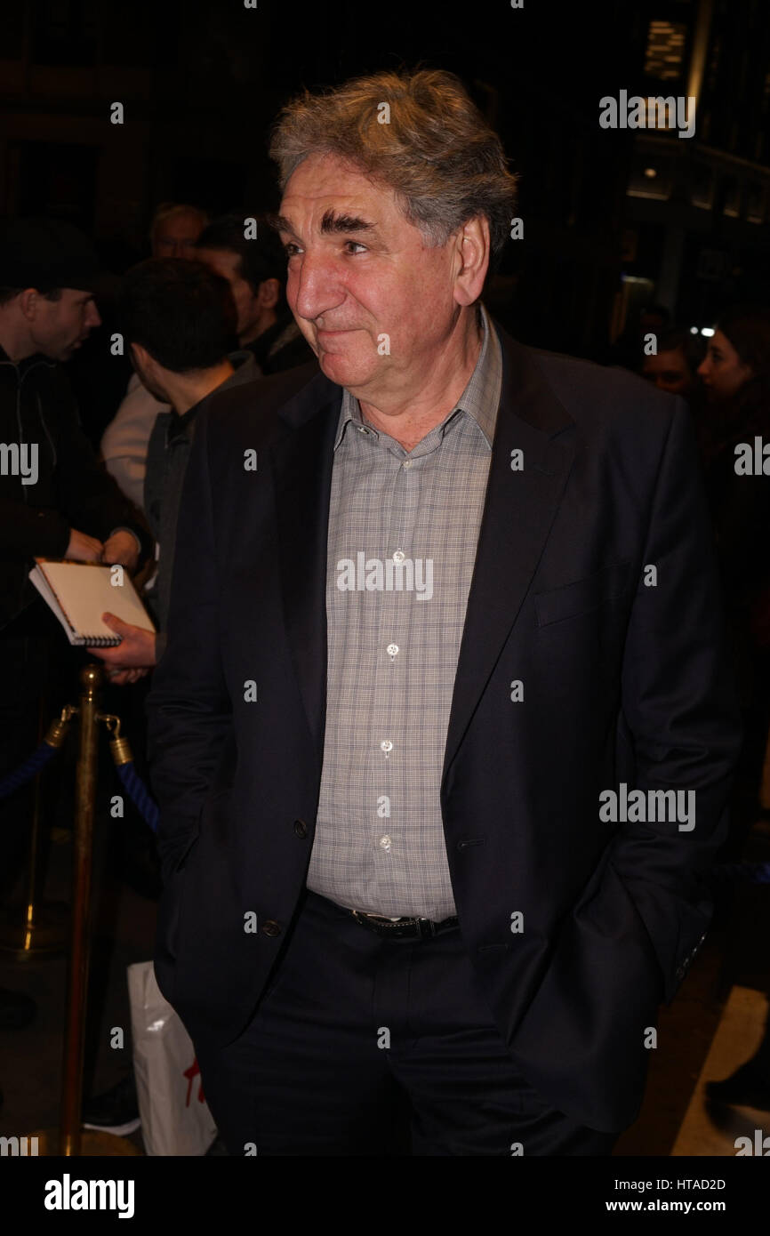 Londres, Royaume-Uni. 9 mars 2017. Jim Carter assiste à 'Qui a peur de Virginia Woolf" jouer sur la 9e nuit de la presse 2017 Mrach au Harold Pinter Theatre, London,UK. Credit : Voir Li/Alamy Live News Banque D'Images