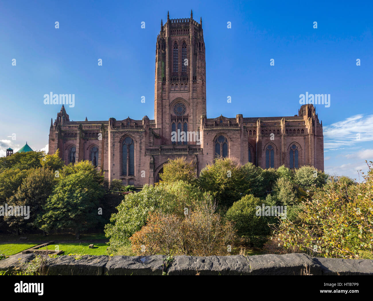 La cathédrale anglicane de Liverpool St James' Banque D'Images