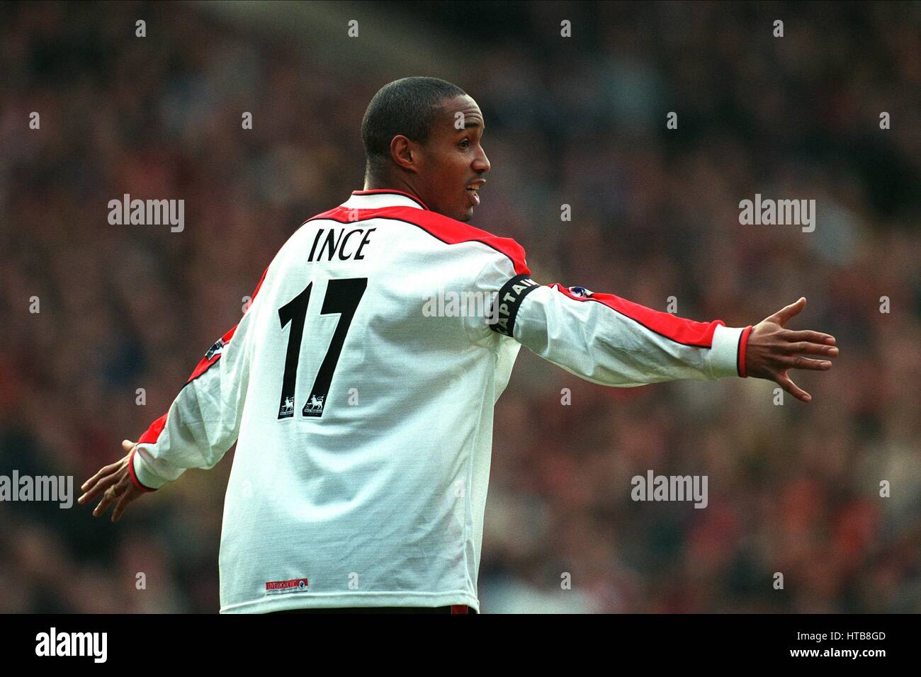 PAUL INCE LIVERPOOL FC 24 Janvier 1999 Banque D'Images