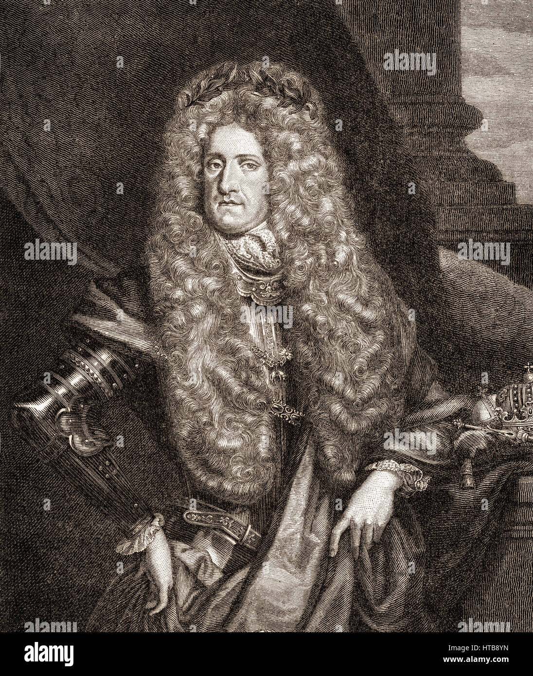 Charles VI, Karl VI., 1685-1740, empereur du Saint Empire Romain Banque D'Images