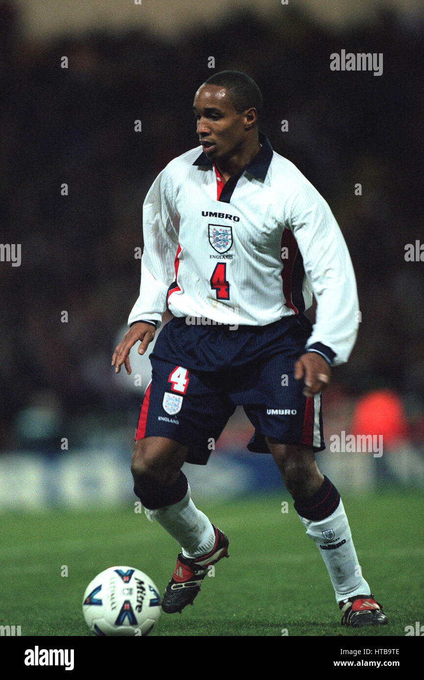 PAUL INCE ANGLETERRE & LIVERPOOL FC 10 février 1999 Banque D'Images
