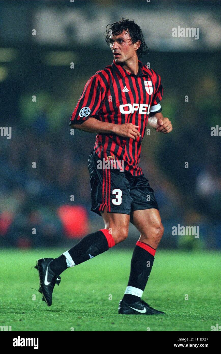 paolo-maldini-ac-milan-1999-banque-de-photographies-et-d-images-haute