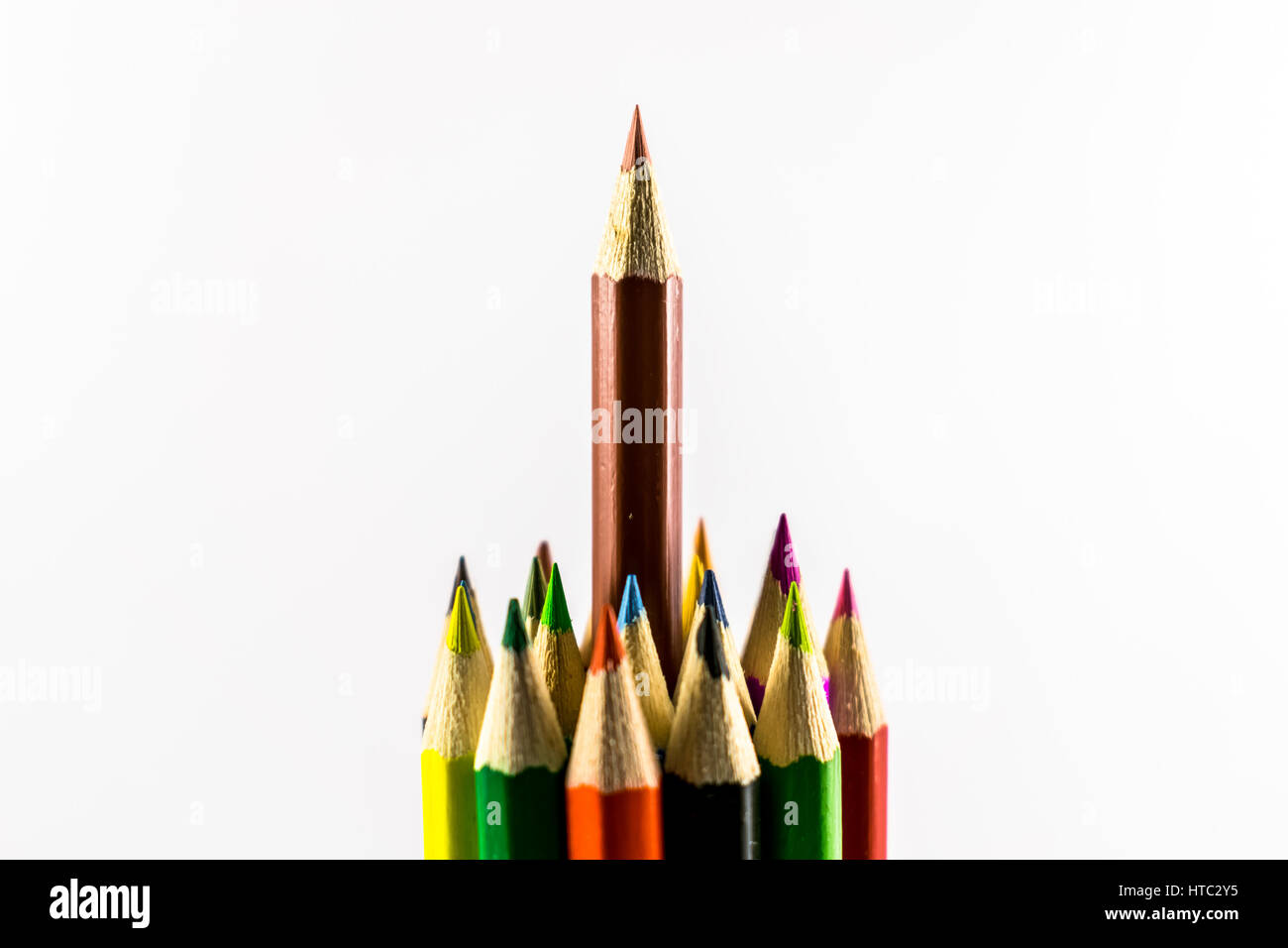 Crayons de couleur Banque D'Images