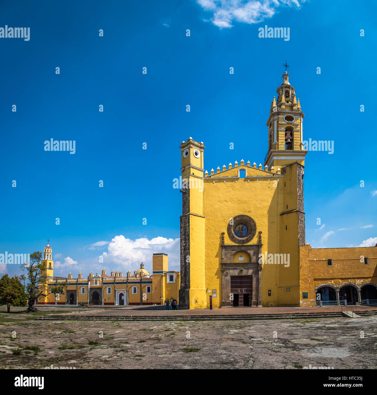 Saint Gabriel Archange friary (Convento de San Gabriel) - Cholula, Puebla, Mexique Banque D'Images