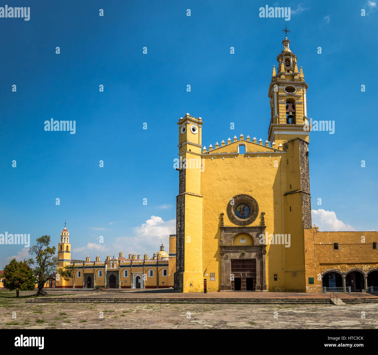 Saint Gabriel Archange friary (Convento de San Gabriel) - Cholula, Puebla, Mexique Banque D'Images