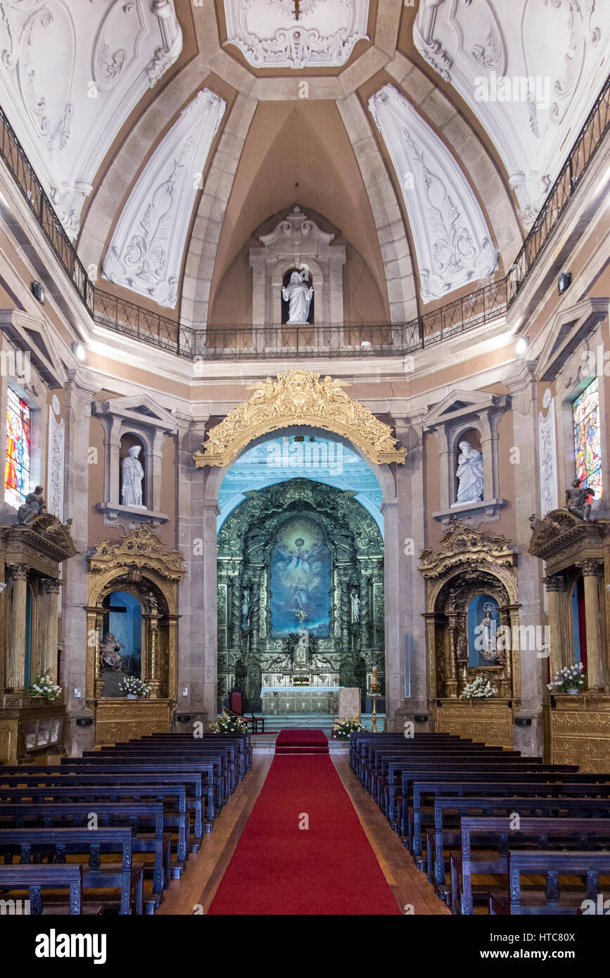 Eglise Saint Ildefonse à Porto Portugal Banque D'Images
