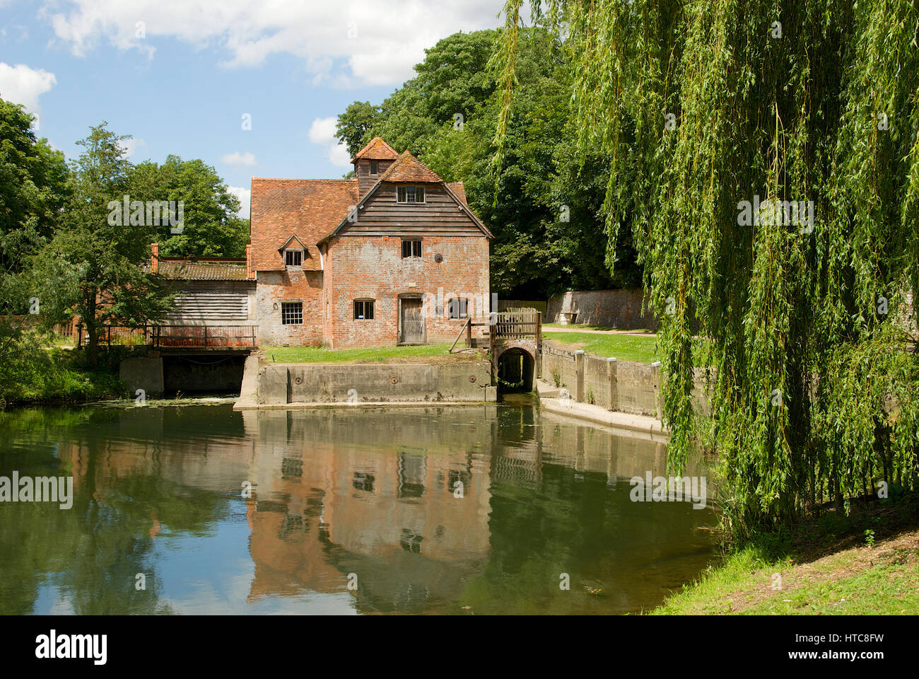 Mapledurham moulin à eau, Oxfordshire, Angleterre Banque D'Images