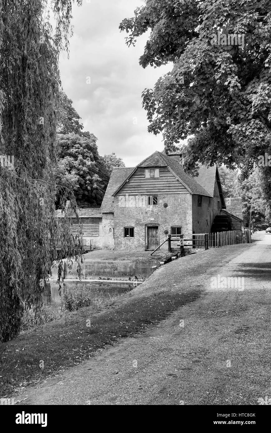 Mapledurham moulin à eau, Oxfordshire, Angleterre Banque D'Images