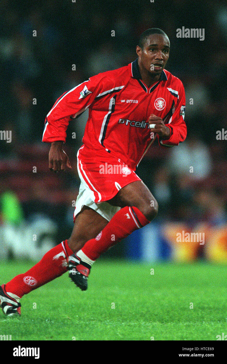 PAUL INCE MIDDLESBROUGH FC 10 Août 1999 Banque D'Images