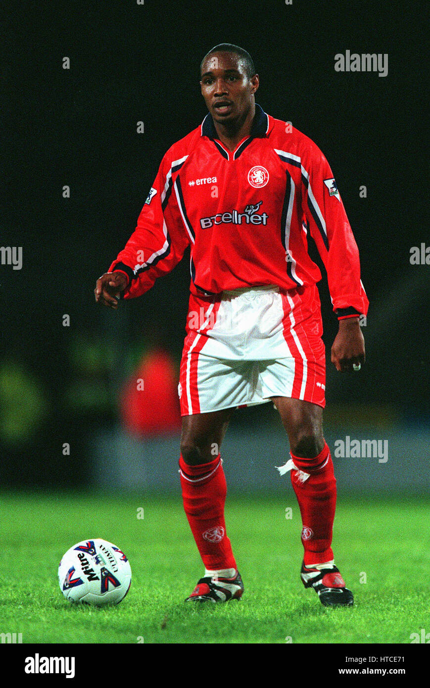 PAUL INCE MIDDLESBROUGH FC 10 Août 1999 Banque D'Images