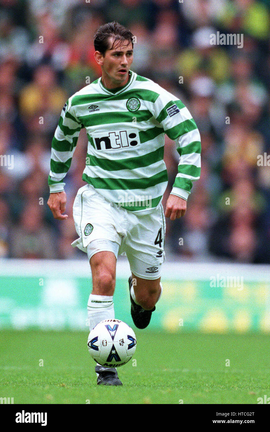 JACKIE MCNAMARA Glasgow Celtic FC 29 Août 1999 Banque D'Images