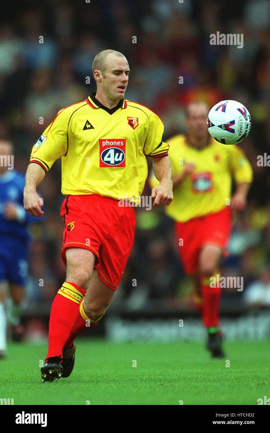 ROBERT PAGE Watford FC 16 Septembre 1999 Banque D'Images