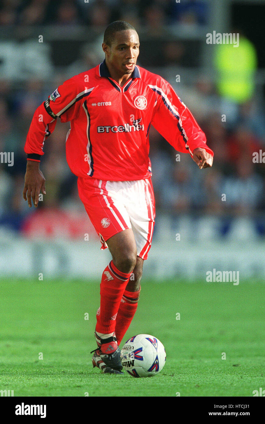 PAUL INCE MIDDLESBROUGH FC 03 Octobre 1999 Banque D'Images