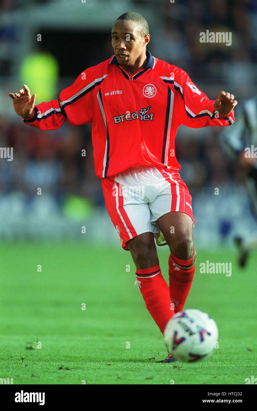 PAUL INCE MIDDLESBROUGH FC 03 Octobre 1999 Banque D'Images