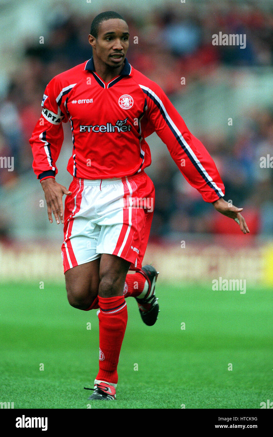 PAUL INCE MIDDLESBROUGH FC 30 Octobre 1999 Banque D'Images
