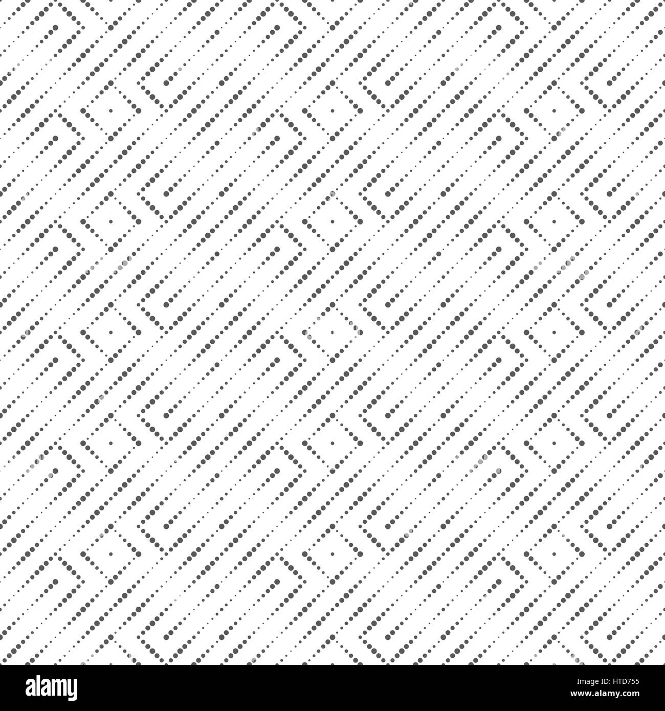 Modèle sans couture. Résumé Petit dotted background. Texture moderne et élégant avec des formes géométriques, répéter régulièrement les lignes pointillées en zigzag, des losanges Illustration de Vecteur