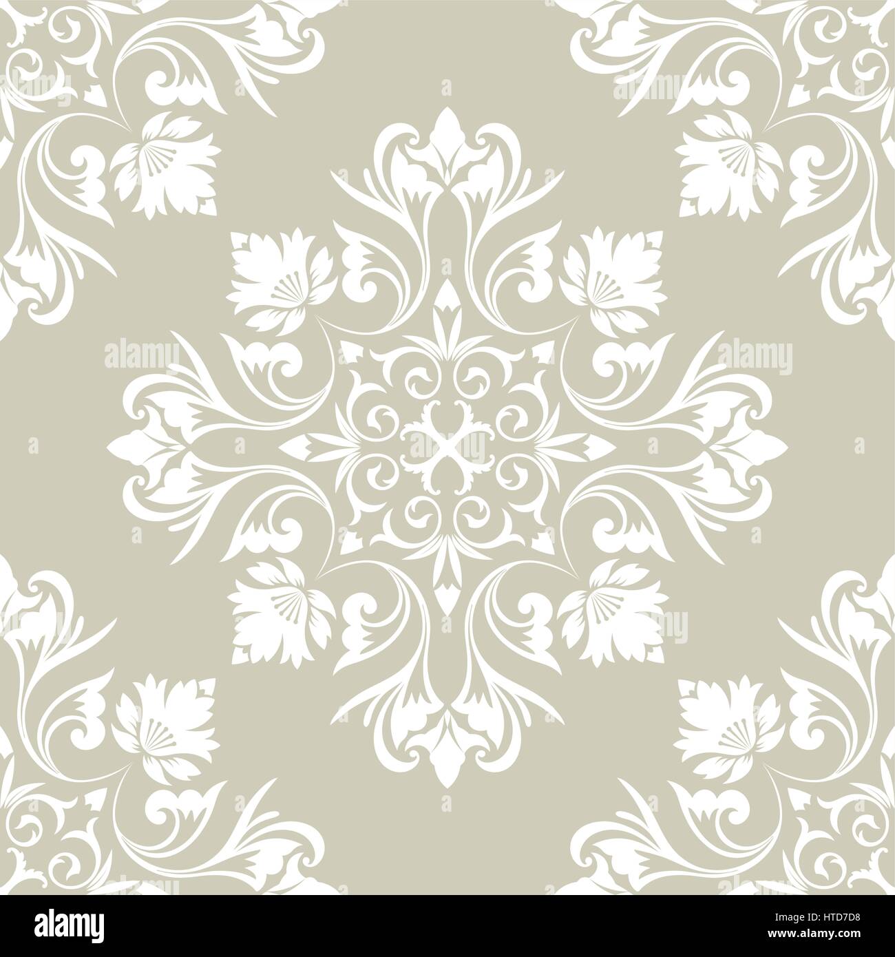 Vector pattern. transparente La texture des fleurs de Luxe ou de style baroque en damas. Motif peut être utilisé comme arrière-plan, papier peint ou un élément de décoration Illustration de Vecteur