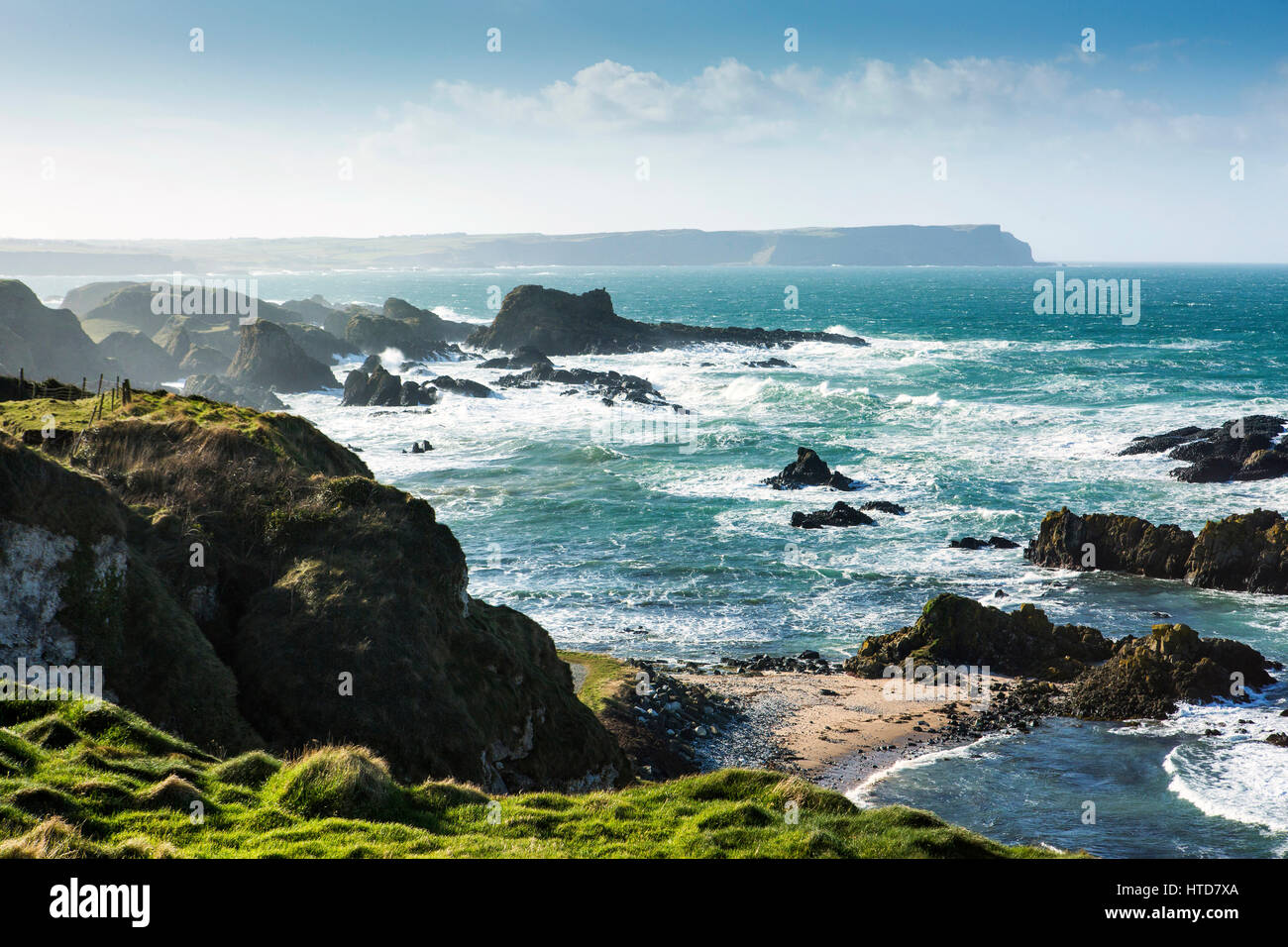 Ballintoy, co Antrim, en Irlande du Nord Banque D'Images