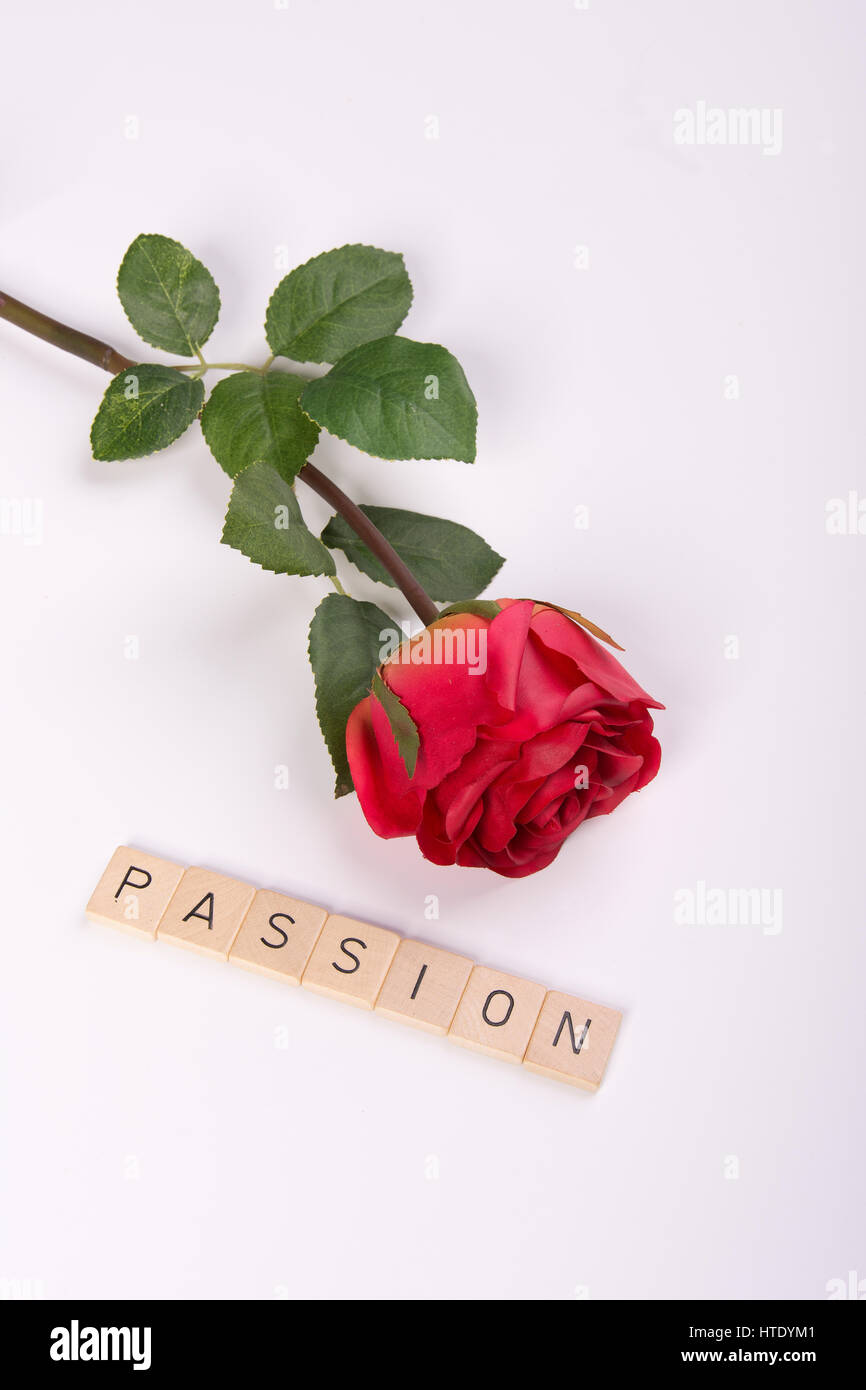 Passion word flower background design Banque de photographies et d ...