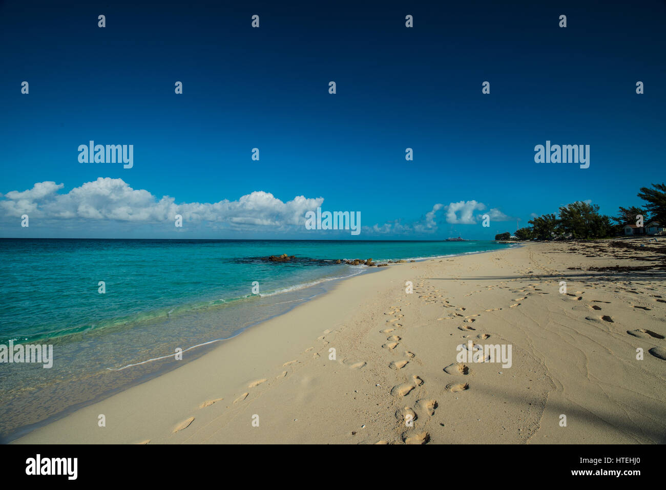 Les plages des Bahamas Bimini Banque D'Images