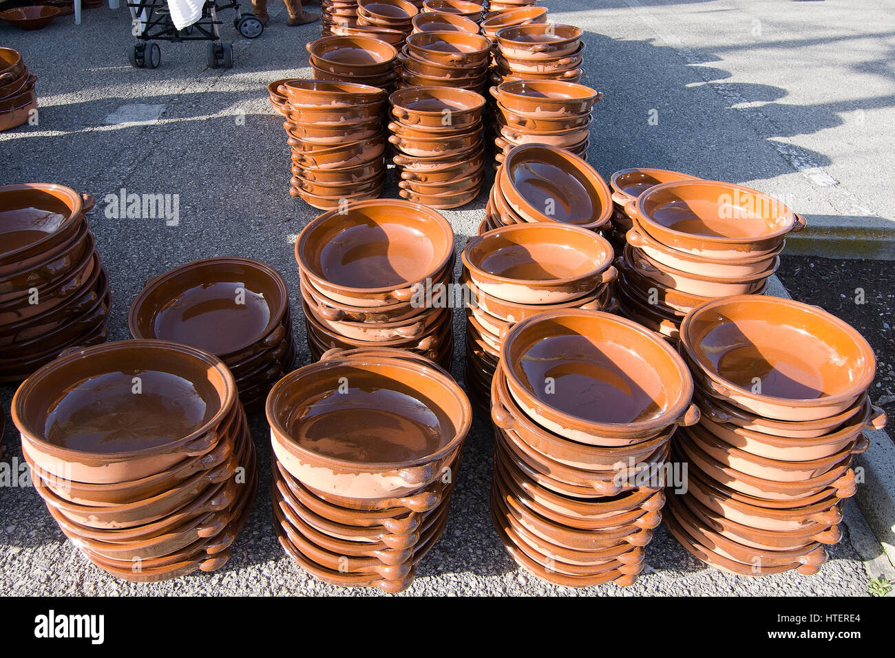 Majorque, Baléares, Espagne - 7 mars, 2017 marché de céramique : Fira del Fang cabines, produits et fournisseurs le 7 mars 2017 à Majorque, Baléares je Banque D'Images