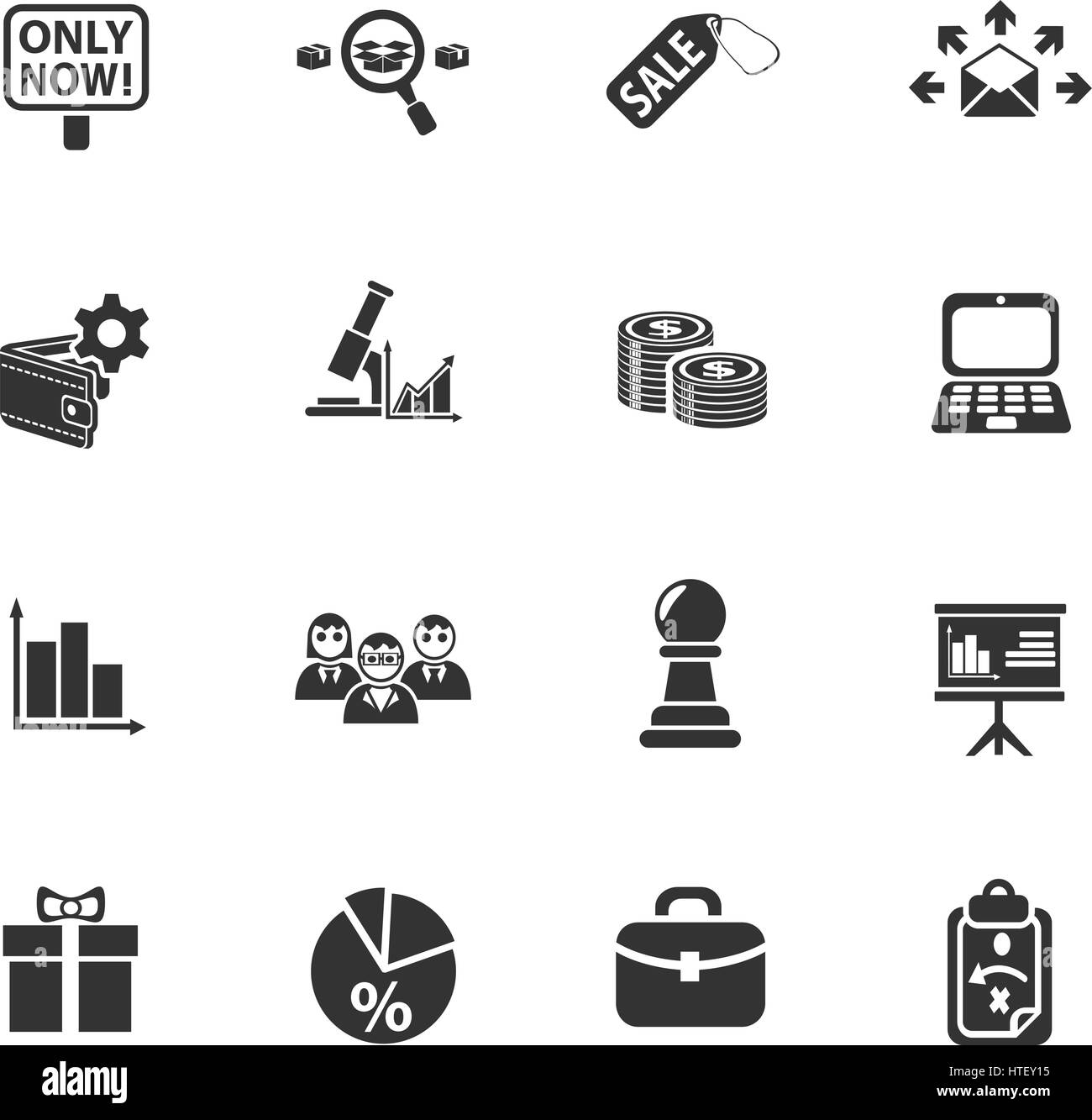 Marketing web et d'icônes pour la conception d'interface utilisateur Illustration de Vecteur
