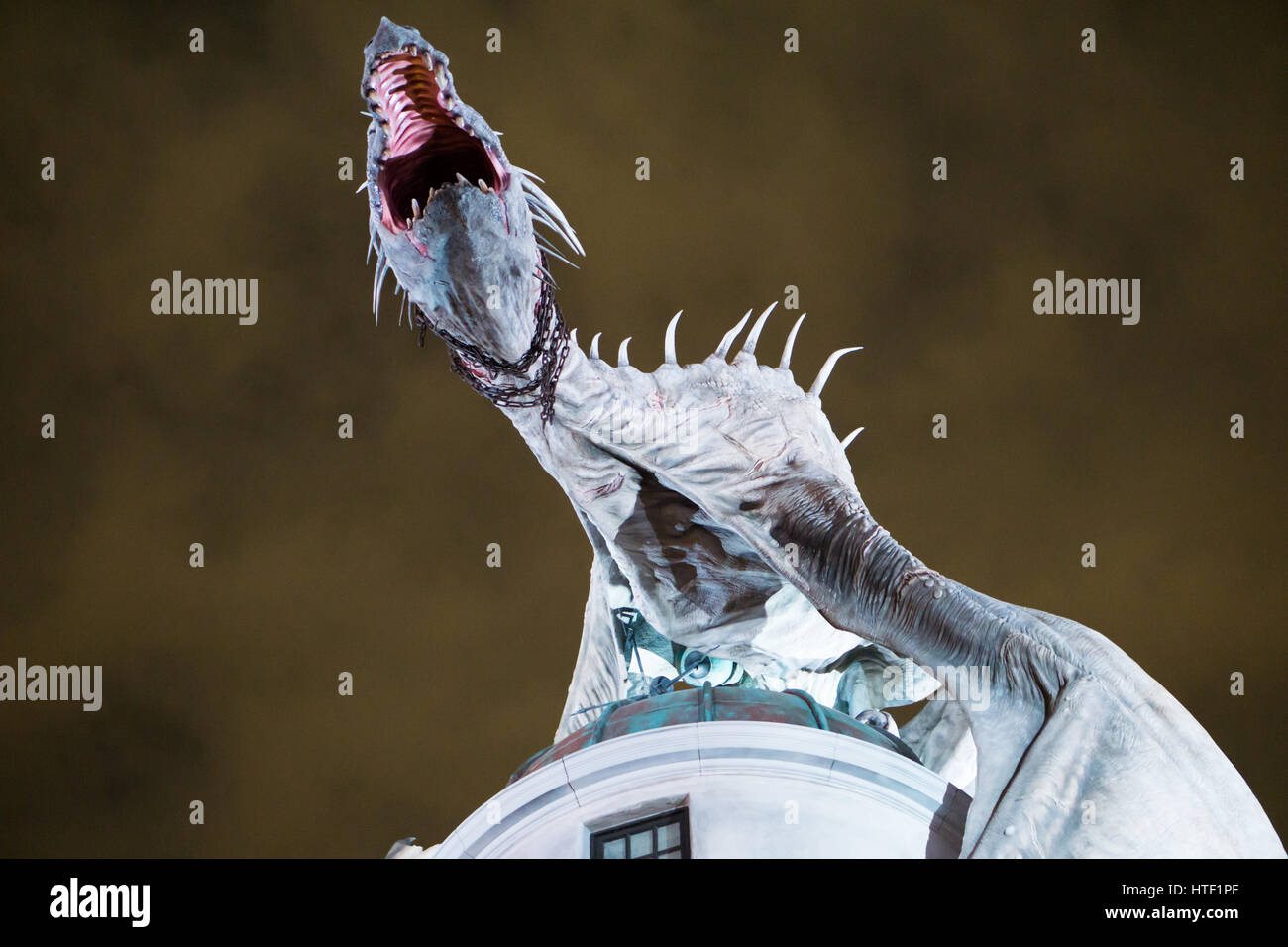 Harry Potter Dragon Banque D'Images