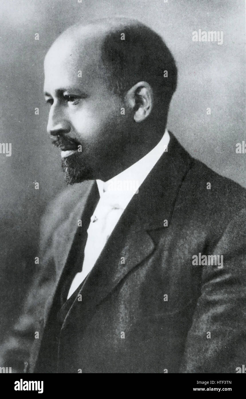 WILLIAM E.B. Du bois (1868-1963) et l'universitaire américain activiste des droits civils en 1904 Banque D'Images