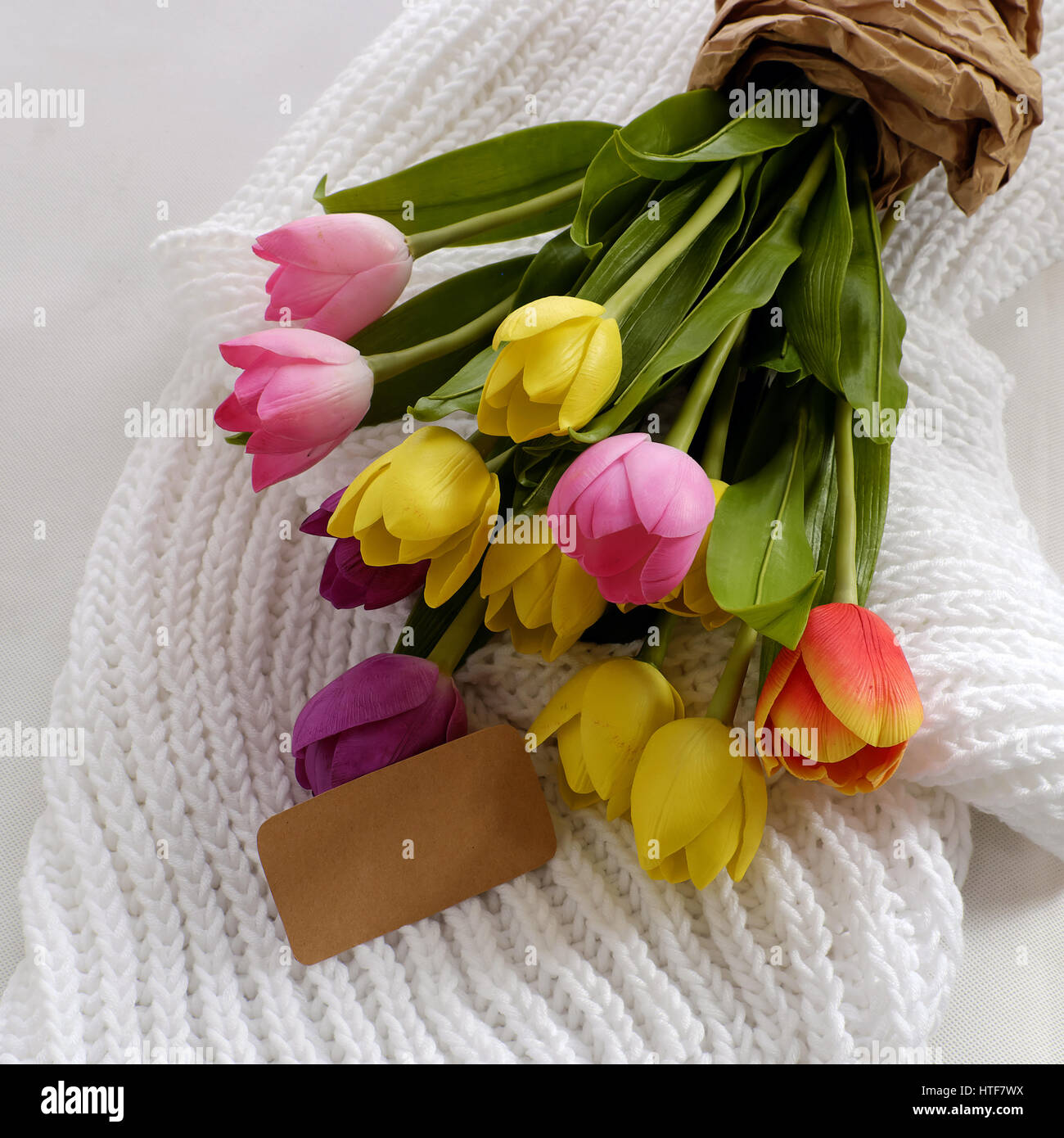 Happy Mother Day Fait Main Avec Des Cadeaux Tricotés