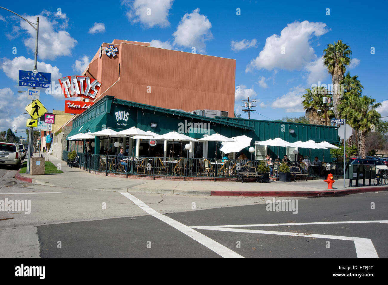 Patys classic diner et coffee shop à Toluca Lake, Californie Banque D'Images