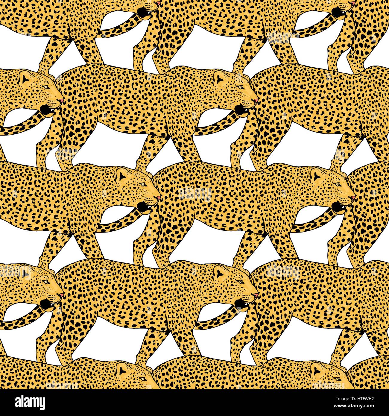 Leopard tattoo face ,Vector illustration, d'impression Illustration de Vecteur