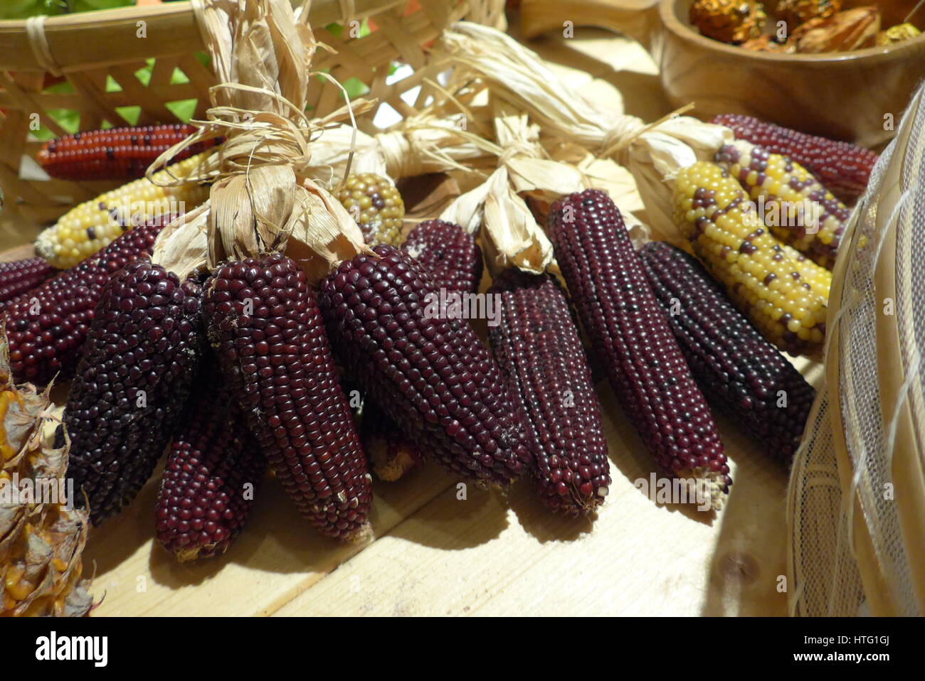 Le maïs violet doux stock photo libre Banque D'Images