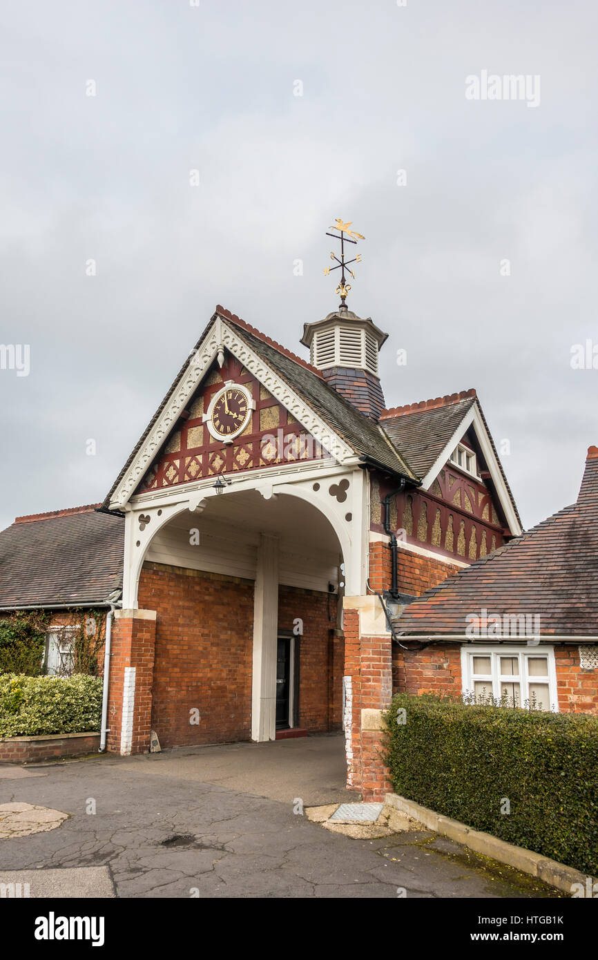 Entrée de Stableyard Bletchley Park Code de la Deuxième Guerre mondiale Centre de rupture Buckinghamshire UK Banque D'Images
