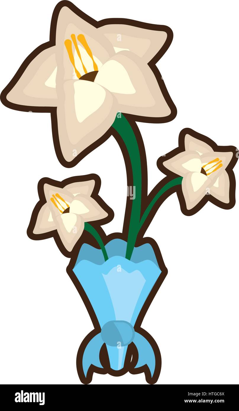 Ornement fleur bouquet glaïeul libre Illustration de Vecteur