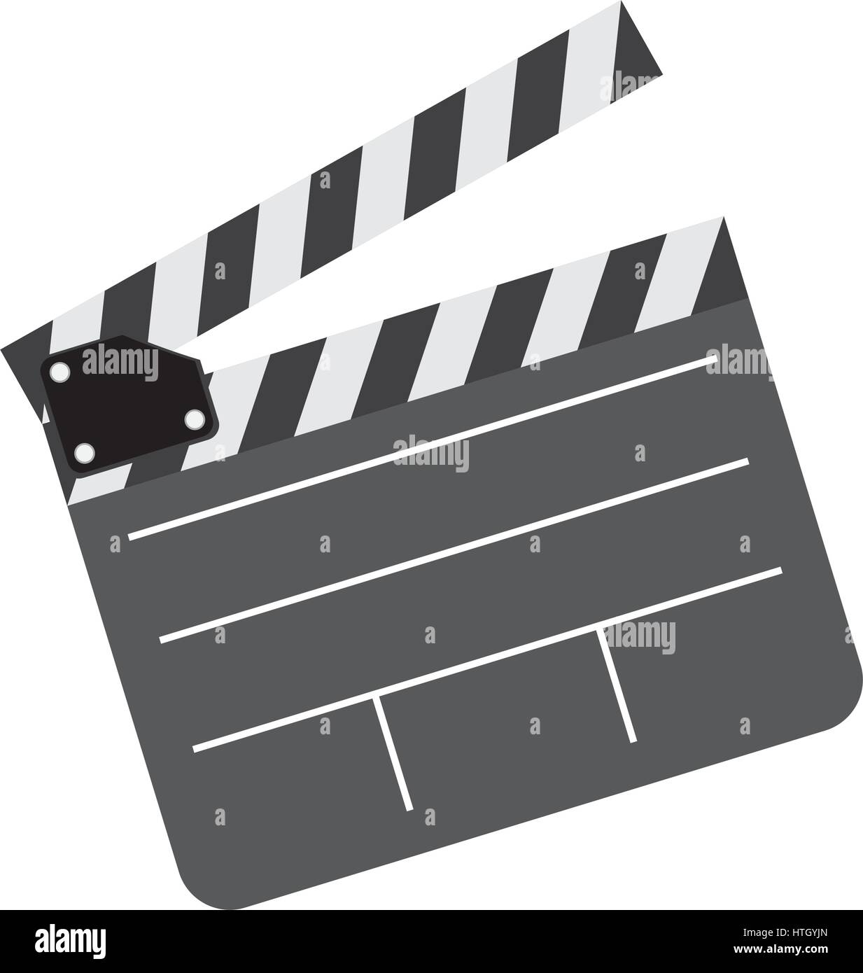 L'icône de film couleur clapper board Illustration de Vecteur